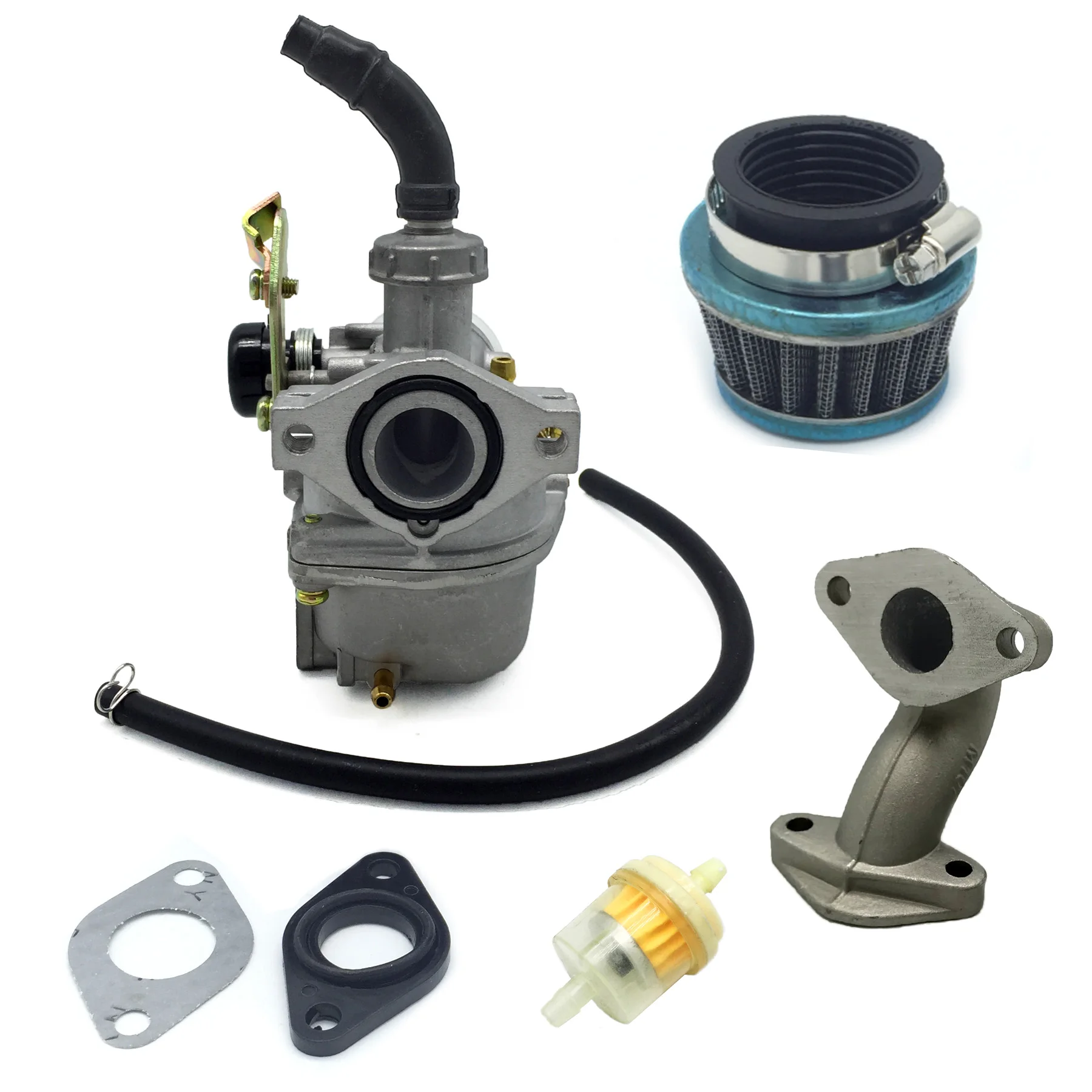 PZ19 Carburetor 50cc 70cc 90cc 110cc 125cc Replacement for ATV Dirt Bike Go Kart with 19MM Air Filter