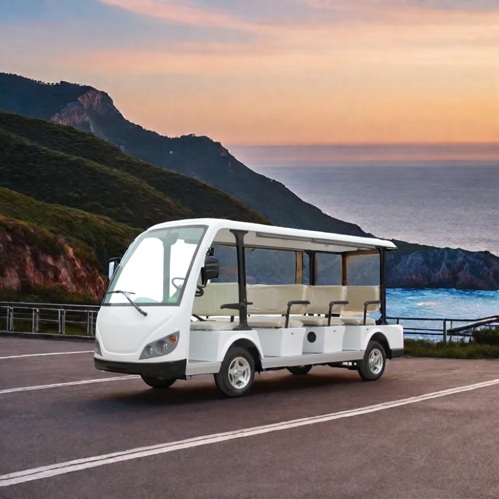 11 Seater Electric Sightseeing Bus Electric Sightseeing Car For Hotel Electric Sightseeing Bus For Sale