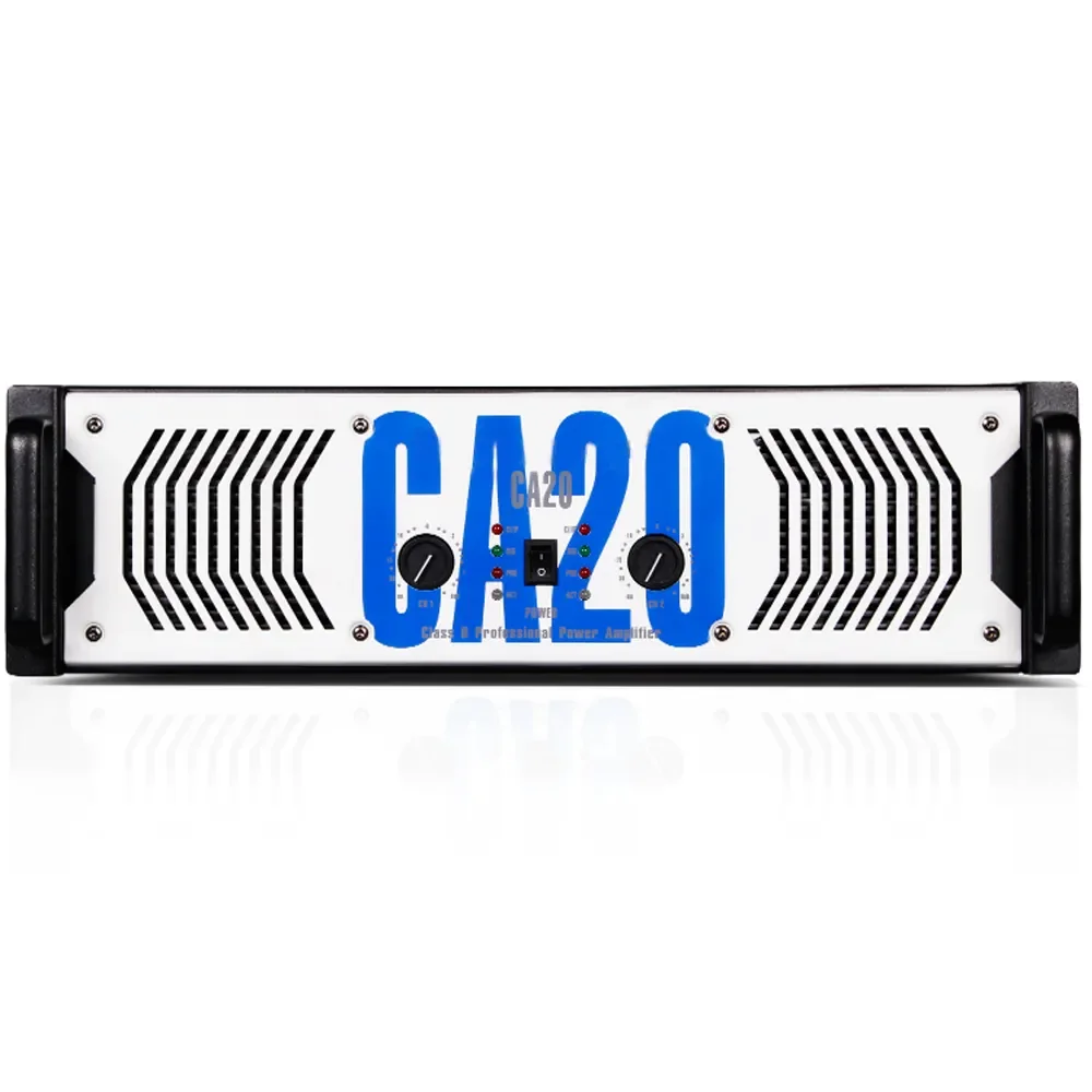 CA20 3U 2ch 1500W Professional Power Amplifier for Stage Performance Concert Conference KTV Party