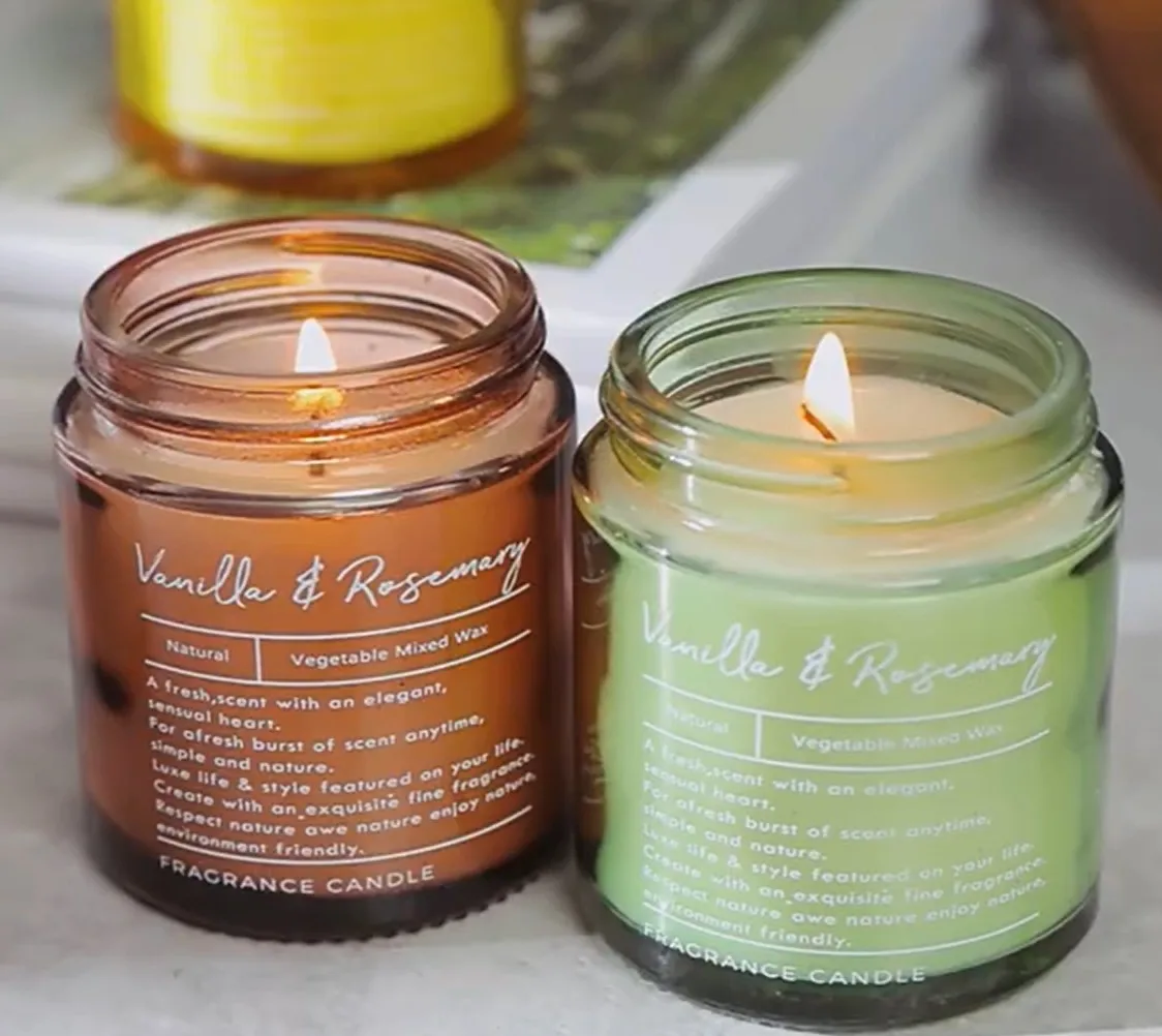 Индивидуальная Ароматизированная свеча OEM в банке оптовая продажа роскошная Свеча из соевого воска с крышкой и подарочной упаковкой