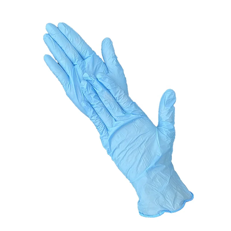 Factory Sales High Quality Cheap Pricre Blue Nitrile Gloves Disposable Powder-Free Latex Free Nitrile Gloves