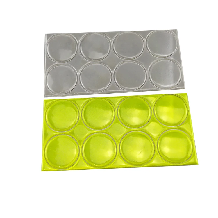 High Visibility PVC Reflective Dot Stickers for Motorcycle Helmet