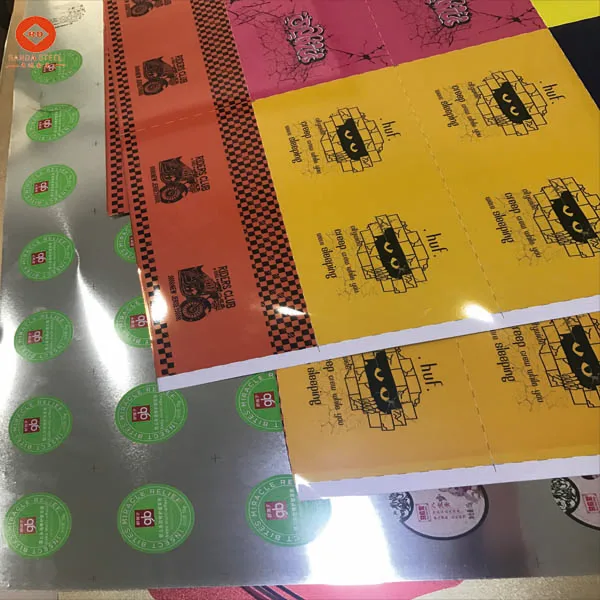 Car Paint Chemical Tinplate Printing Sheets Tin plate sheets printed with 4 colors