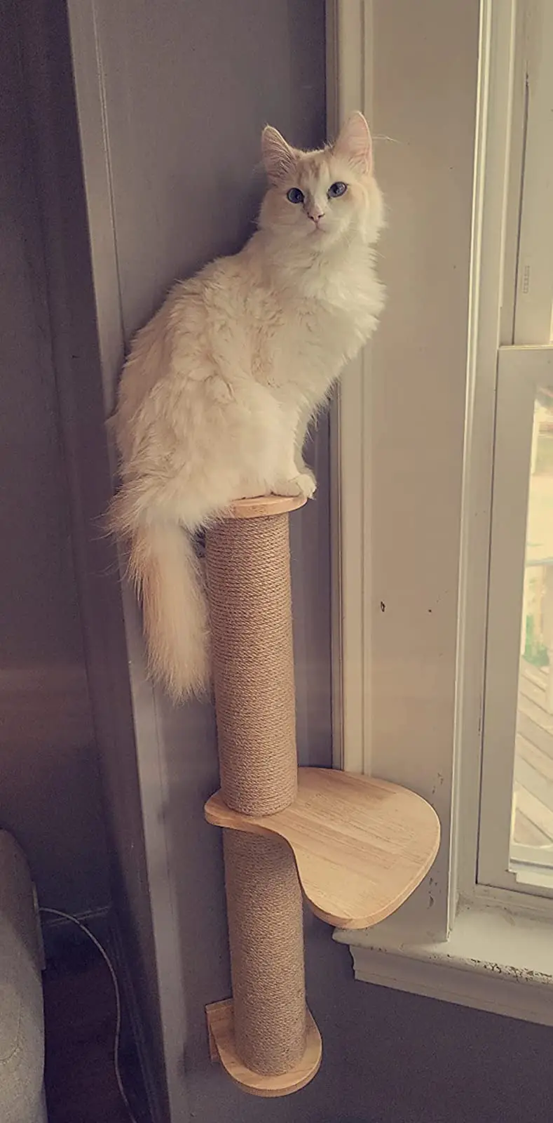 Sisal Big Cat Scratch Post with Pedal for Cat Trees & Scratchers for Big Cats Top Seller