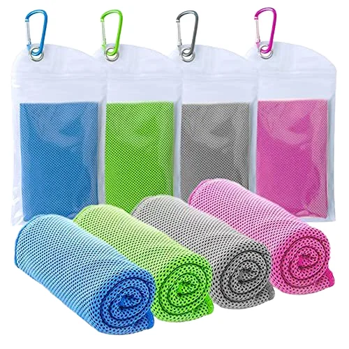 Custom Designed Multi-Color Breathable Polyester & Microfiber Quick Dry Gym Sports & Yoga Cooling Neck Towel Adults Soft Logo