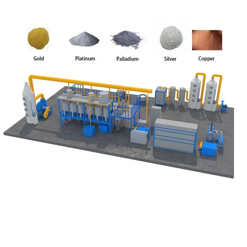 Factory Price Copper Recovery Gold Refining Pcb Circuit Board Recycling Machine