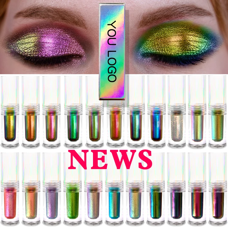 Multichrome Neon Duo Chrome Pigment Diamond Color Change Chameleon Eyeshadow Solid Chameleon Pigment Metallic Glitter