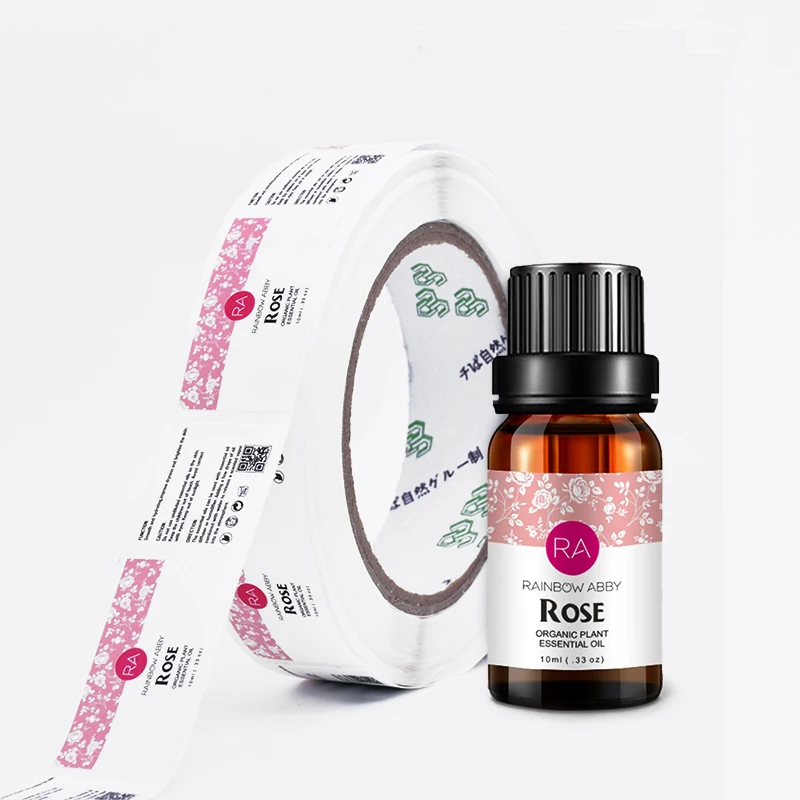 Custom logo printing adhesive bottle label sticker