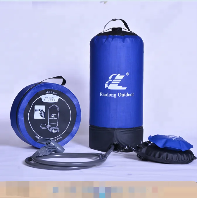Baolong, душевой набор на солнечной батарее, нажимной душ, садовый душ для ванной