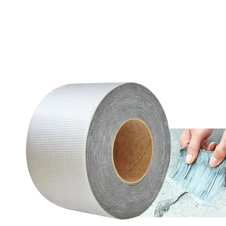 Super Adhesive Leakage Repair Mending Aluminium Foil Butyl Rubber Tape For Roofing Leaks Flashing Tape