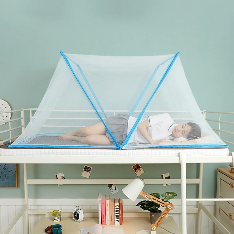 China Supplier High Quality Folding Mosquito Net baby Foldable Mosquito Netting Round Top Double Bed Fabric Mesh