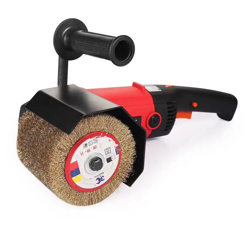 High Power Adjustable Mini Rotary Electric Orbital Floor Car Polisher Metal Wood Surface Mirror Wire Drawing Polishing Machine