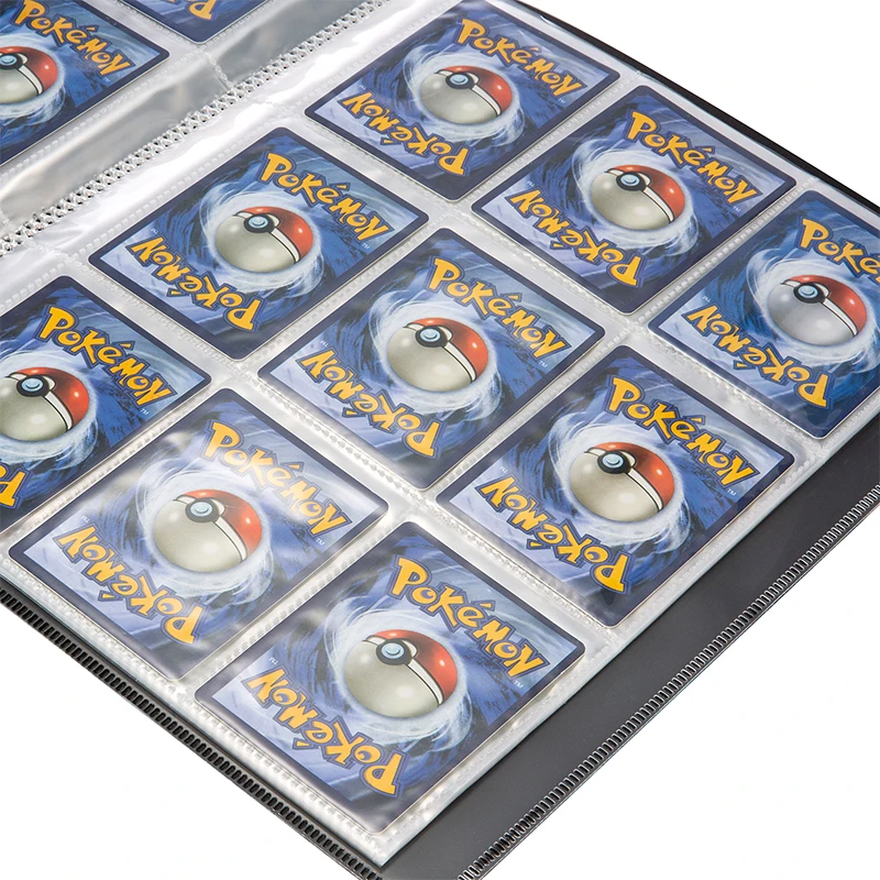 144 Card Binder 9 Pocket Up-loading Penny Trading Card Sleeves Binder Cheap Card Collection Gifts For Children