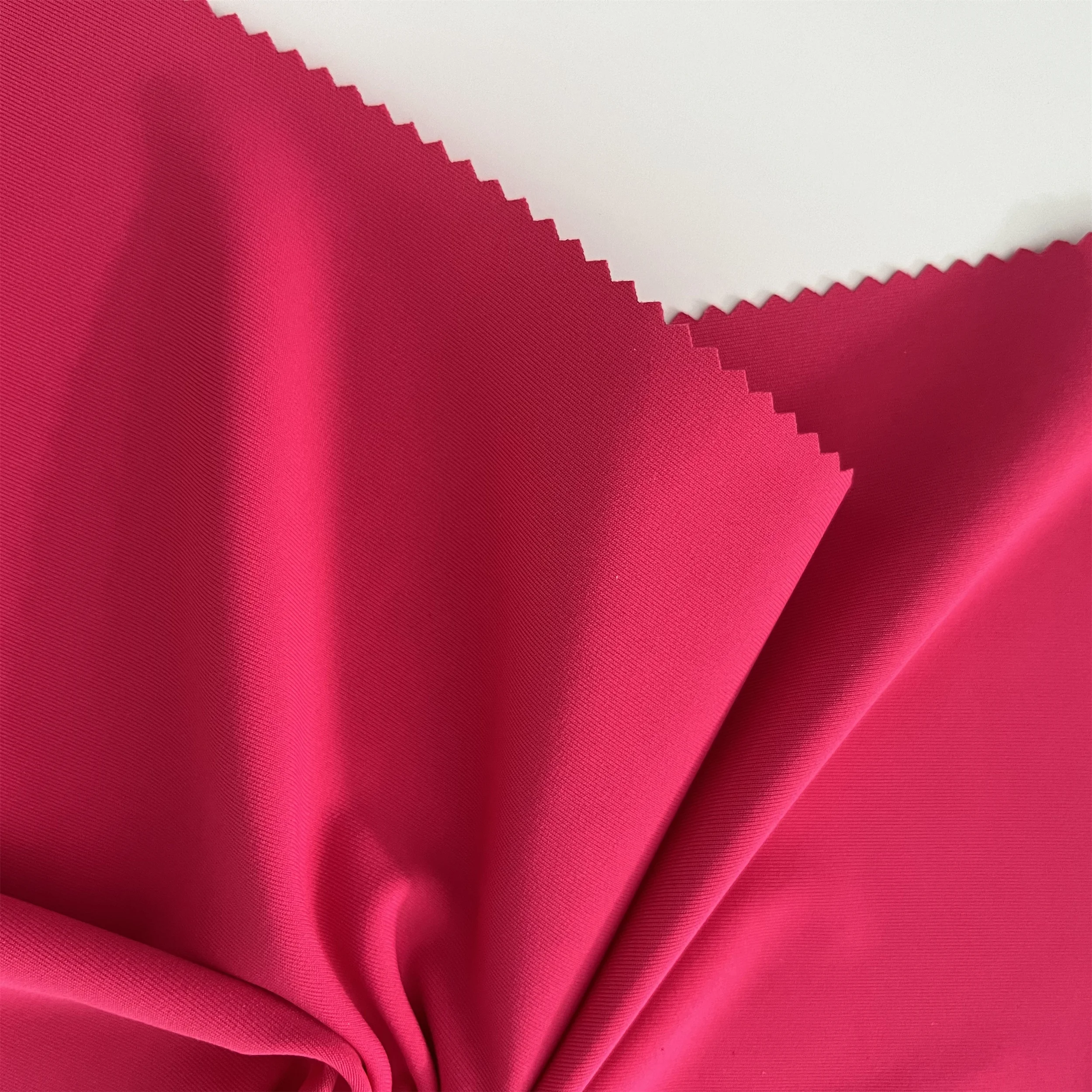 Knitting Scuba Suede Fabric 93%Polyester 7%Spandex for Jacket Coat PolyesterSpandex Fabric Healthy Fabric Elastic