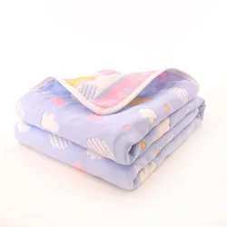 big size printed cute pattern 100% cotton fabric kids air condition quilt blanket quilt towel