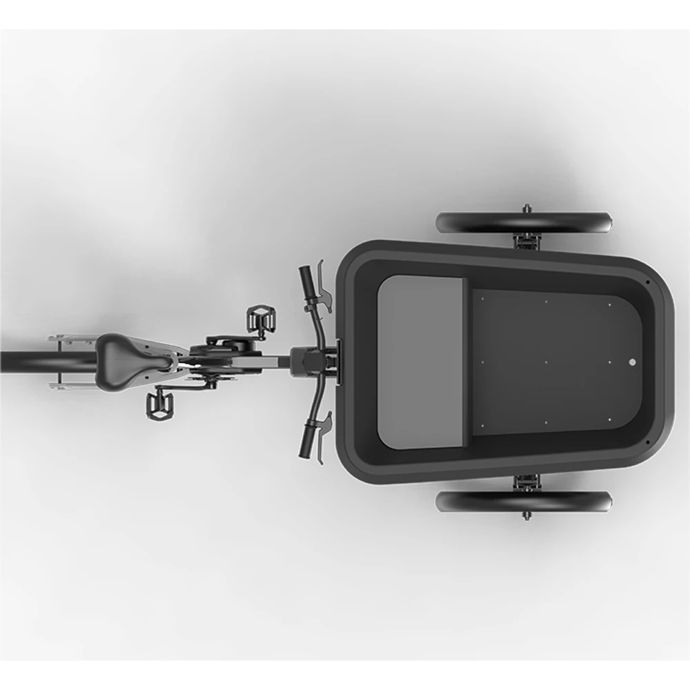 heavy duty reverse trike BAFANG M410 bocsh frame electric cargo bike passenger bicycle trailer bicimoto for long range traveling