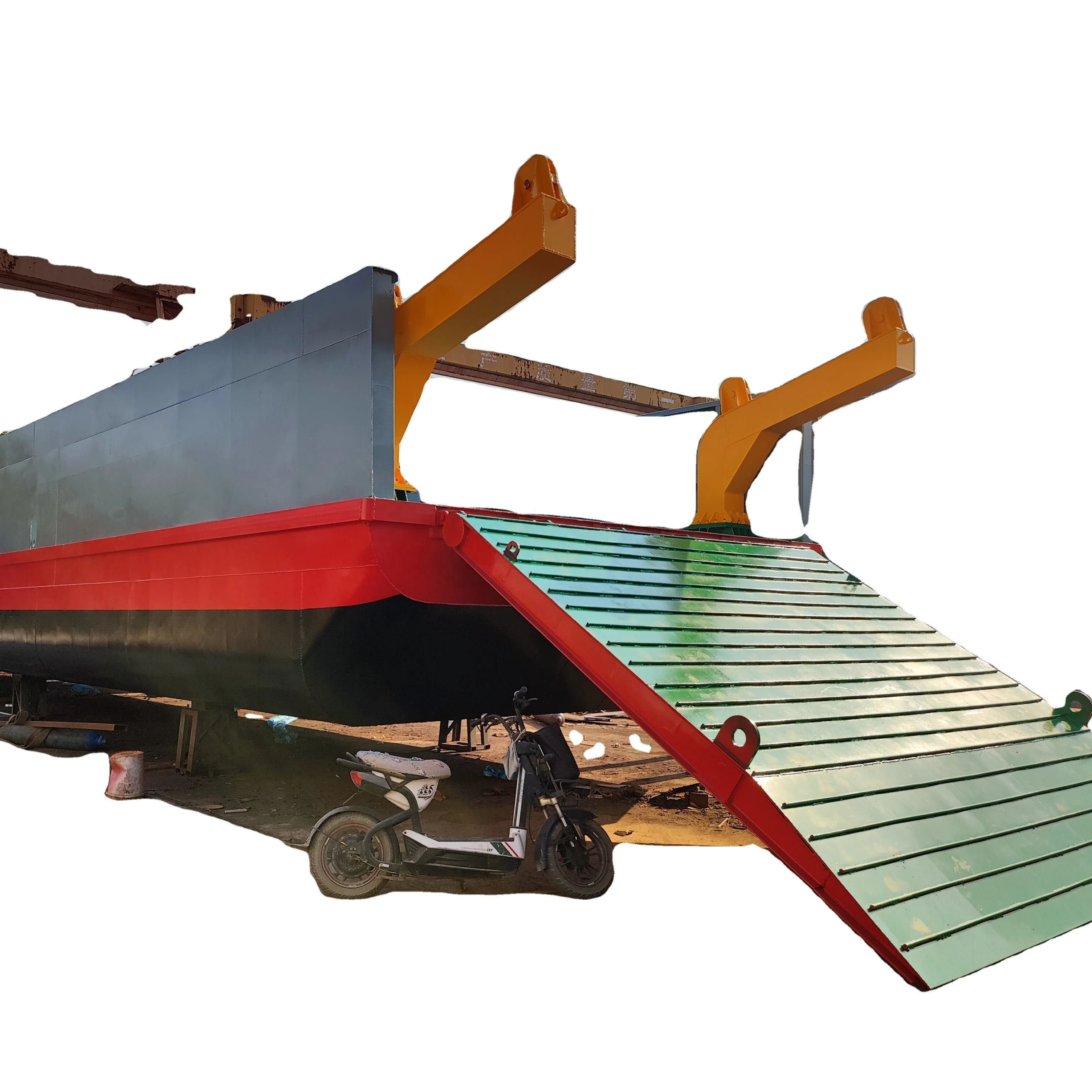 2024 New Brand  Single-hull  Deck Transport Barge Loading Capacity 200T for Transporting Goods