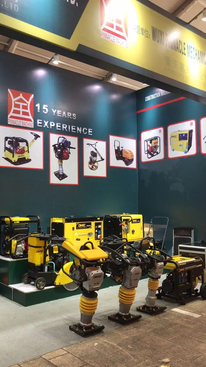 PME-RM55 CE Small Walk Behind Construction Dirt Diesel Vibratory Jumping Jack Compactor Tamping Rammer