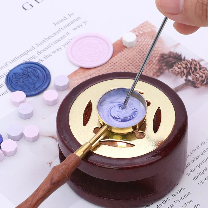 Wax Seal Stamp Mixing Rod Sealing Wax Stamp Tool Accessories Tweezers Notes Mixing Rod Wax Burning Mixing Spoon