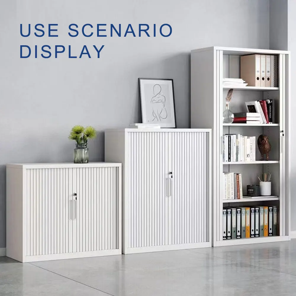 China Supplier Rolling door cabinet filing storage locker metal lockers storage cabinets