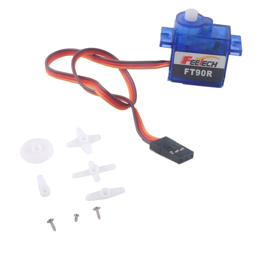 Stemedu FT90R 360 Degree Continuous Rotation Micro Servo Motor 9g Digital Servo for RC Helicopter Airplane Car Boat