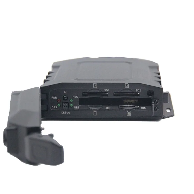 New Waterproof IP65 1080P 4-CH Hard Disk Car Mobile DVR hdd SD Mobile DVR Recorder