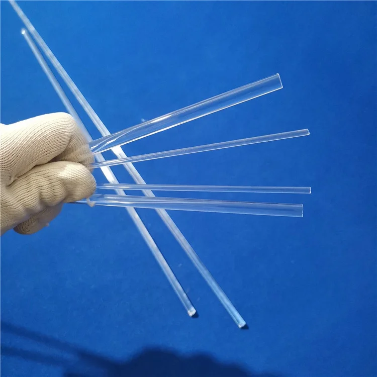 Кварцевые палочки индивидуального размера, термостойкий, прозрачный Диаметр, боросиликатный кремниевый кварцевый стержень