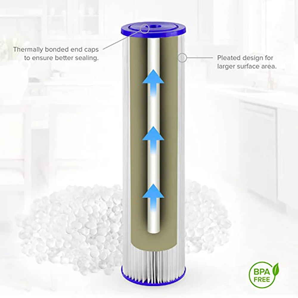 Eastcooler Universe 4 5x10 BB дюймовый осадочный предварительно плиссированный бумажный фильтр для воды очиститель фильтрующий картридж заводская