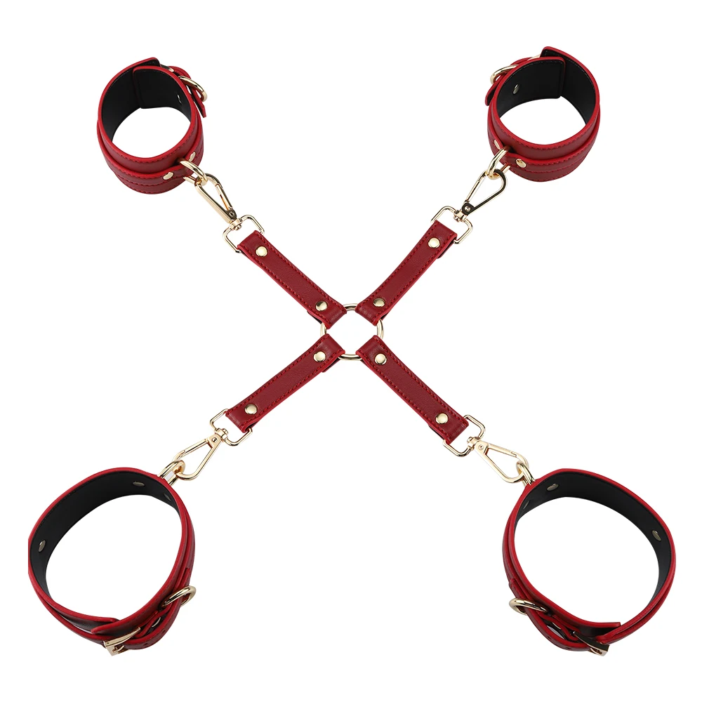 Super quality Luxury 9pcs Bondage Kit SM toys adult games toys Roleplay game sex handcuffs bdsm game