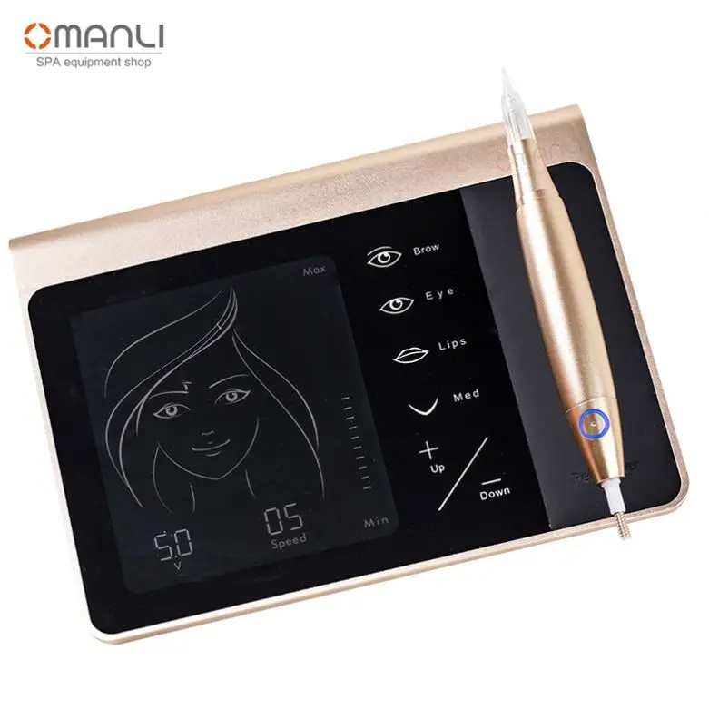 Digital Micropigmentation Permanent Makeup Tattoo Machine With Full Touch Screen Machine OEM ODM With Your LOGO