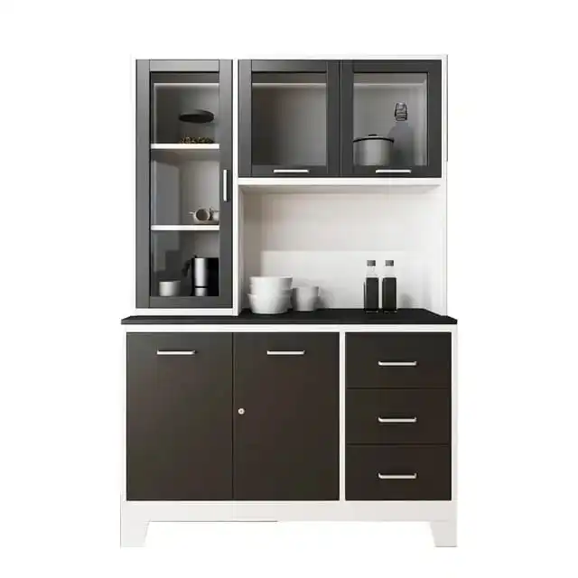 Cheap Home Kitchen Units 3 Doors Made In China Storage Cabinet Kitchen Unit With Drawers