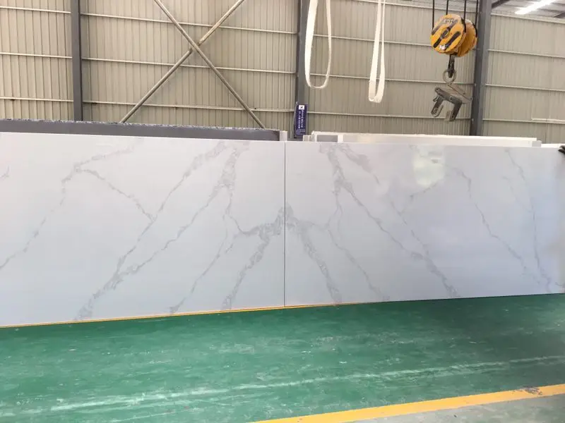 Modern Style Mirror Symmetry Board Quartz Slab Kitchen Countertop Quartz Top Artificial Quartz Stone Slab Wall Style Vanity Tops