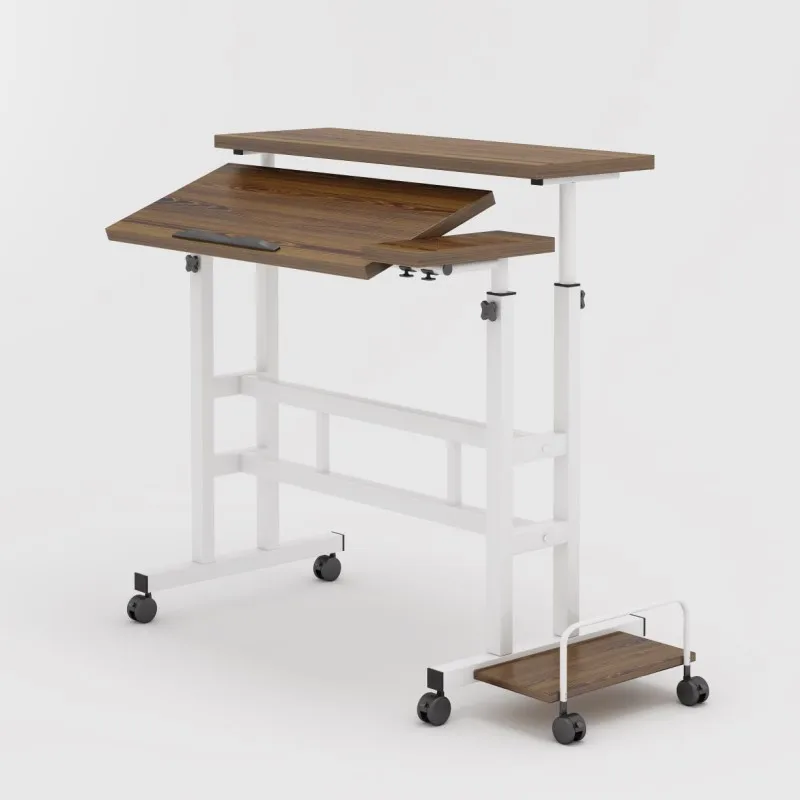 90 простой стоячий стол для ноутбука Рабочий небольшой портативный складной