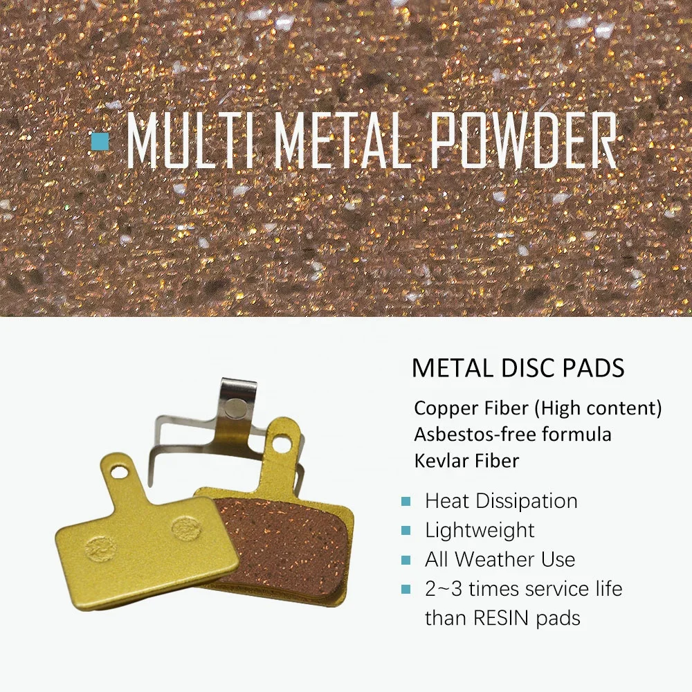 30prs Full Metal MTB Bike Disc Brake Pads Metallic for Shimano Avid Hayes Magura Formula Zoom Parts Cycling