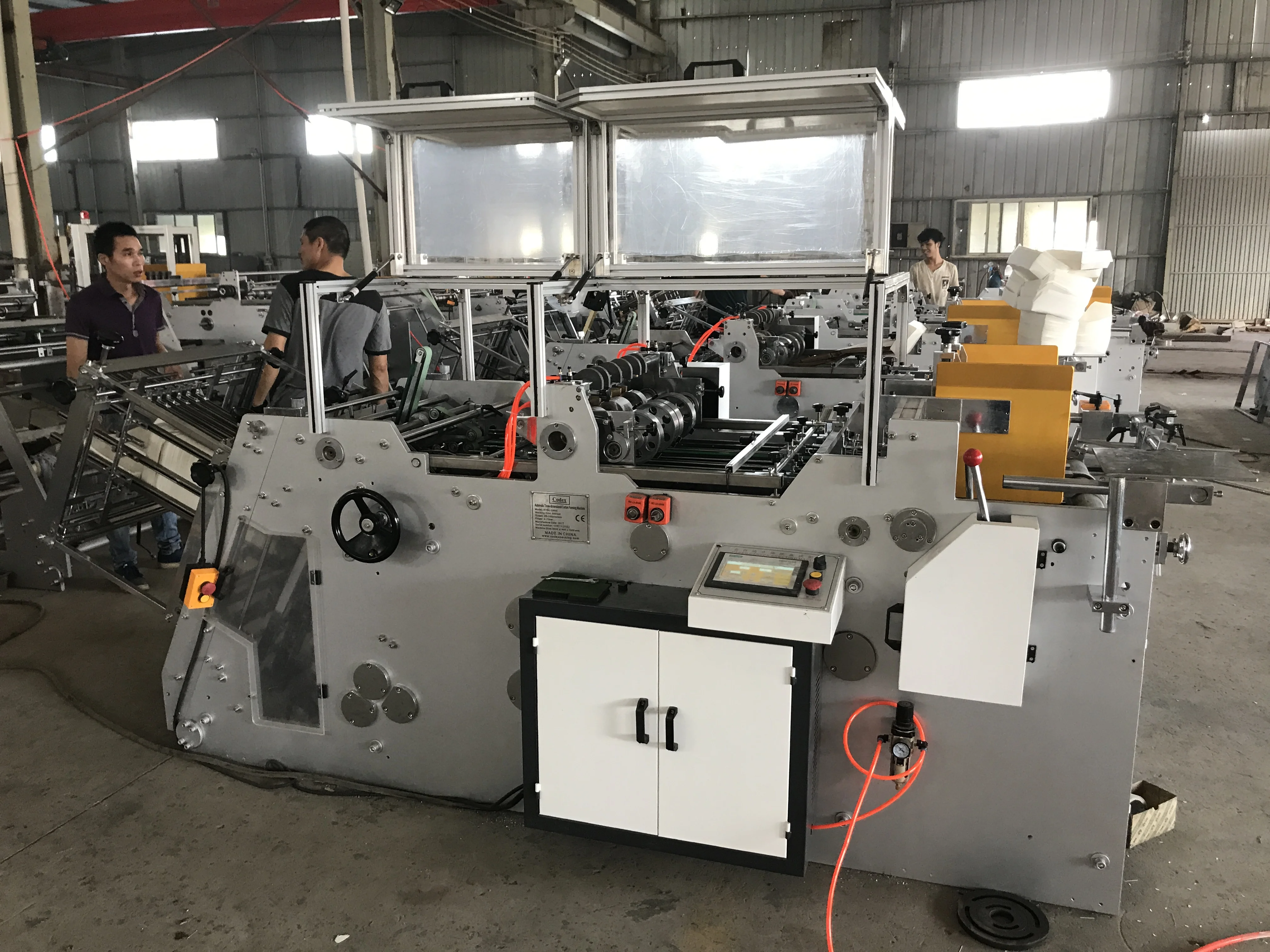 RYBJ-1200D Automatic Food carton box making machine, KFC, french fries box