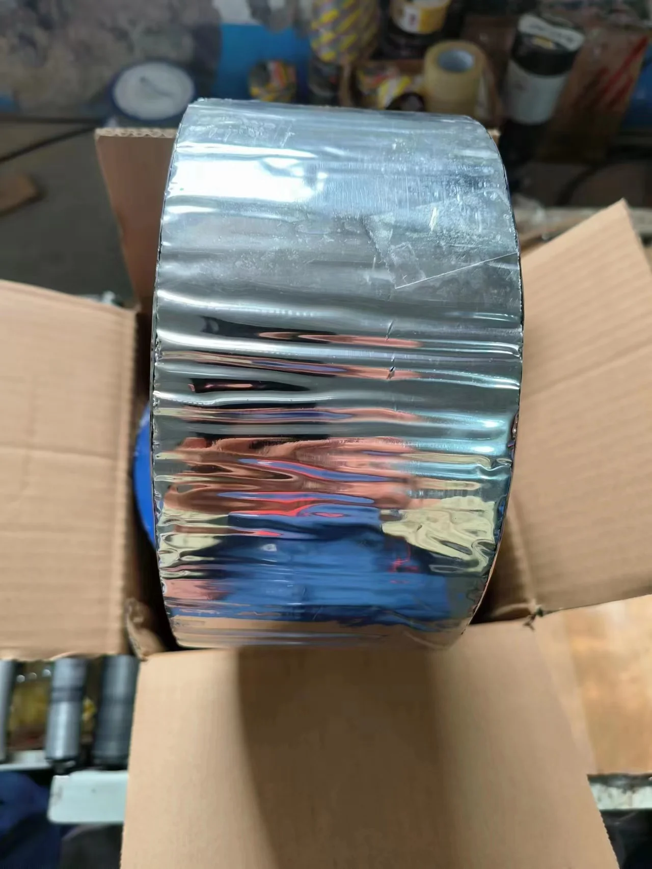 5cmx10m waterproof self adhesive bitumen aluminum flash band tape