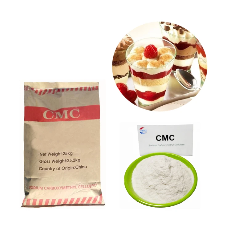 CMC food/industrial grade sodium carboxymethyl cellulose for ice cream stabilizer for food or textile