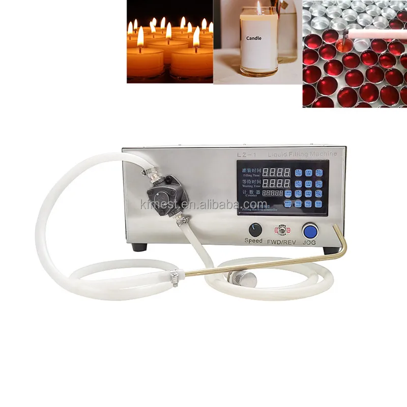 Electric Hot Liquid Wax Heated Pump Filling Candle Making Melting Machine For Handheld Paraffin Jar