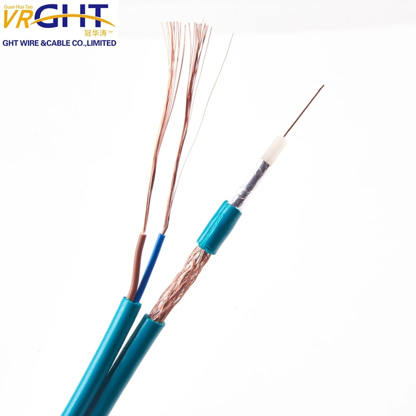 wholesale rg59 video power cable good price CCTV cable composite cable RG59+2c power coaxial