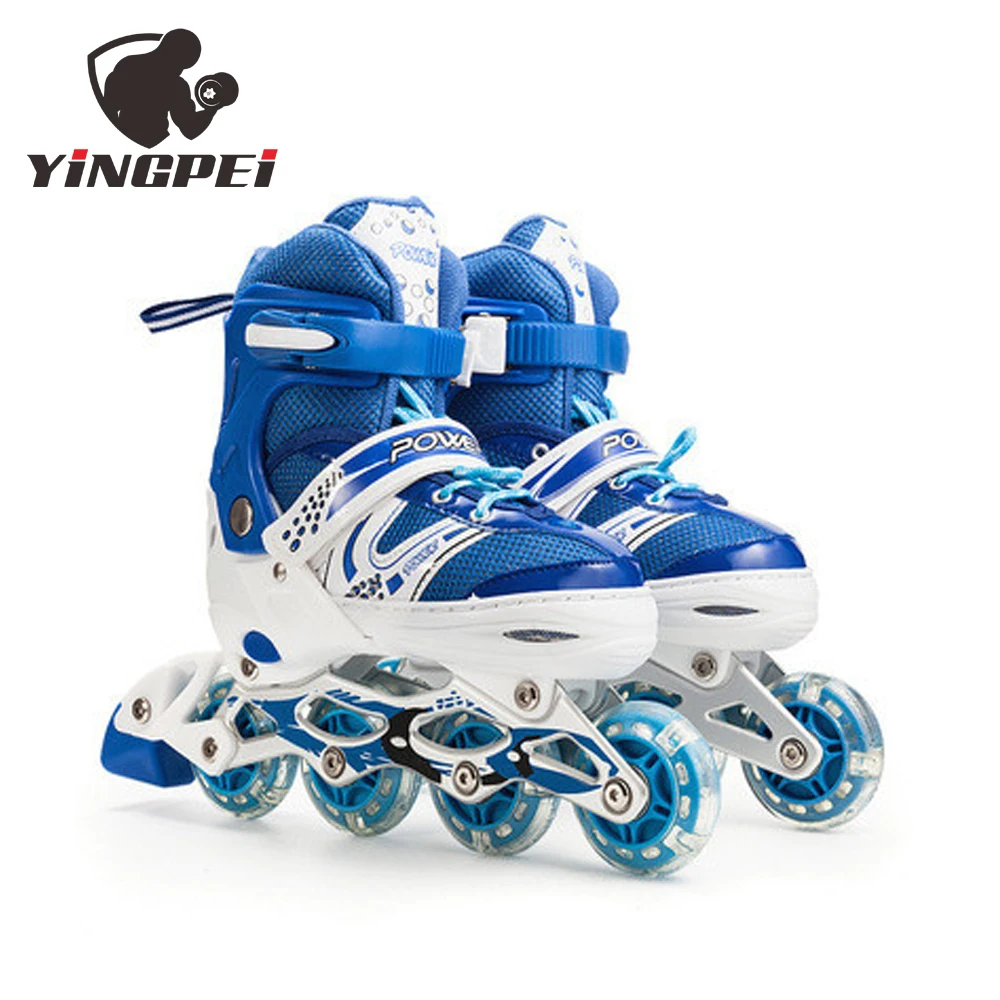 
2021 hot selling Adjustable Inline Slide Roller Quad Skate Shoe Child Roller Skates for Kids 