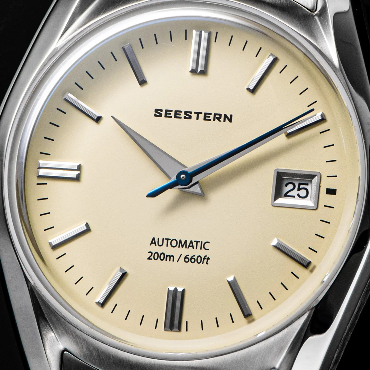 Free ship Vintage Luxury 316L retro stainless steel dome sapphire NH35 automatic mechanical dress 20atm watch men for sale