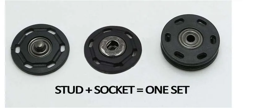 
Wholesale Eco-friendly 30mm Nylon Plastic Sew on Press Button 6 Hole Snap Button Fasteners 