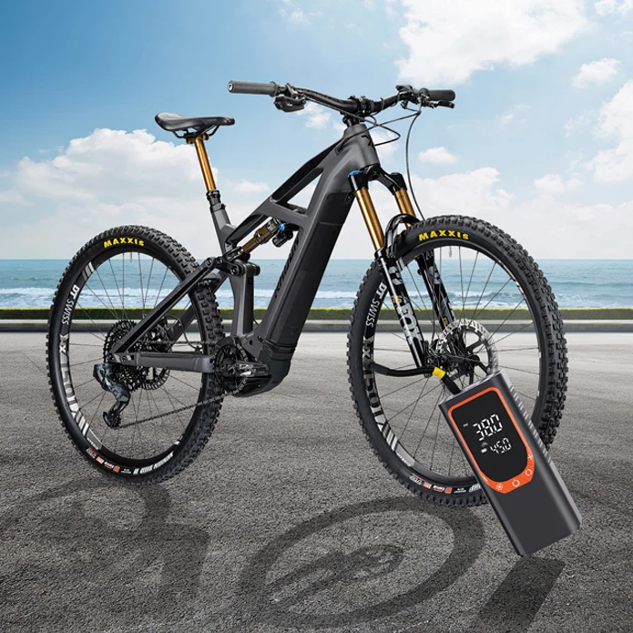 Wholesale Customization Digital Air Pump 12V Electric Power Tires Portable Air Compressor for Car  Bicycle Tires Digital Display