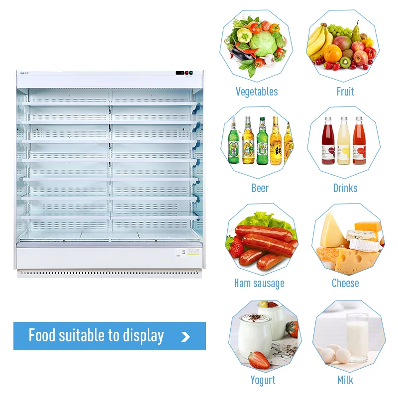 Kaixue vertical fridge for small convenience store