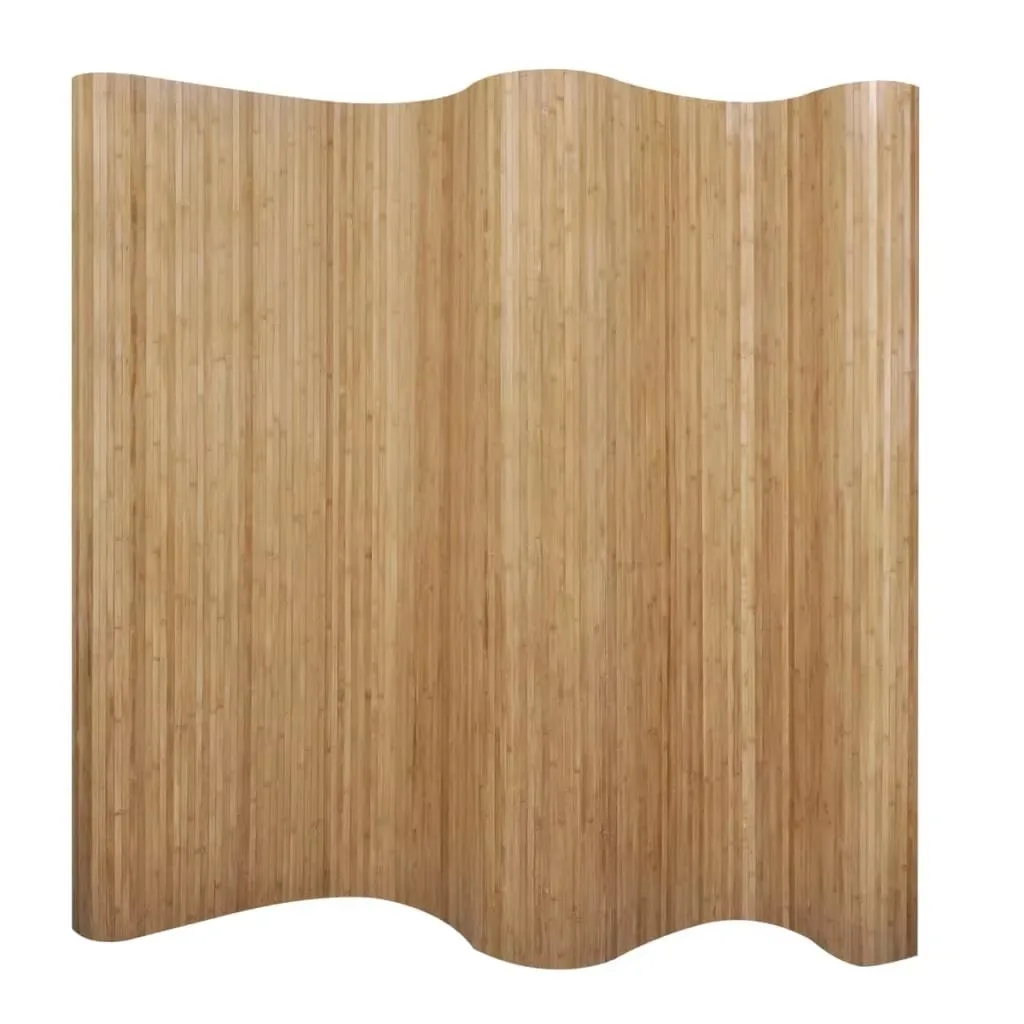 Original Wooden Colour Law Wholesale Covering Privacy Background Curved Type Art Bamboo Screen