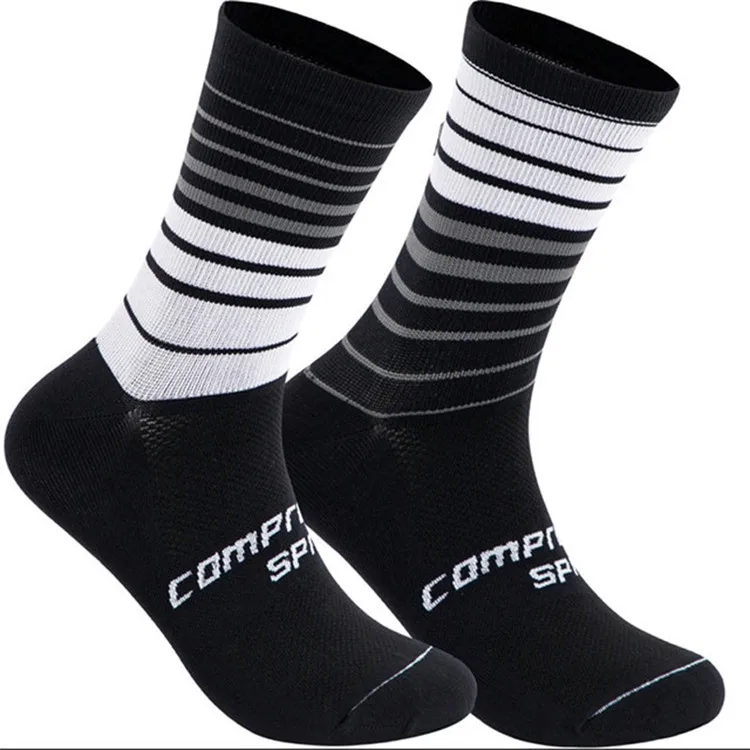 Ready Stock Pro Racing Bicycle Cycling Socks High Speed Aero Men Breathable MTB Road Running Sports Socks Custom Cycling socks