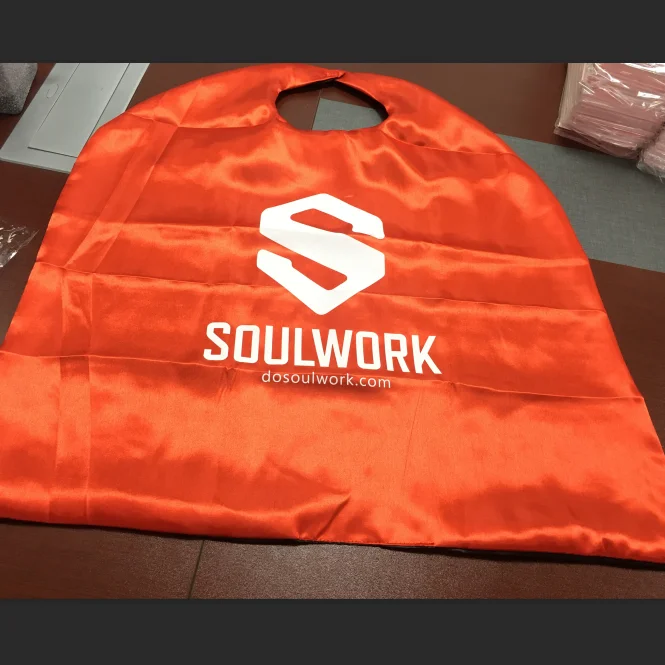  Wholesale Halloween Cosplay Costume Custom Logo Cape with Felt