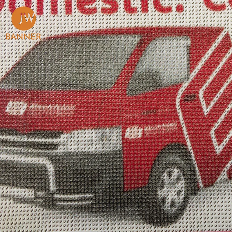 Hot Sale Custom Design Outdoor Polyester Mesh Fence Fabric Banner for Sports Activities Events