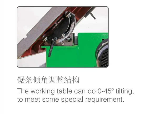 MJ345E Working Width 370mm Woodworking Band Saw Machine Manufacturer Factory