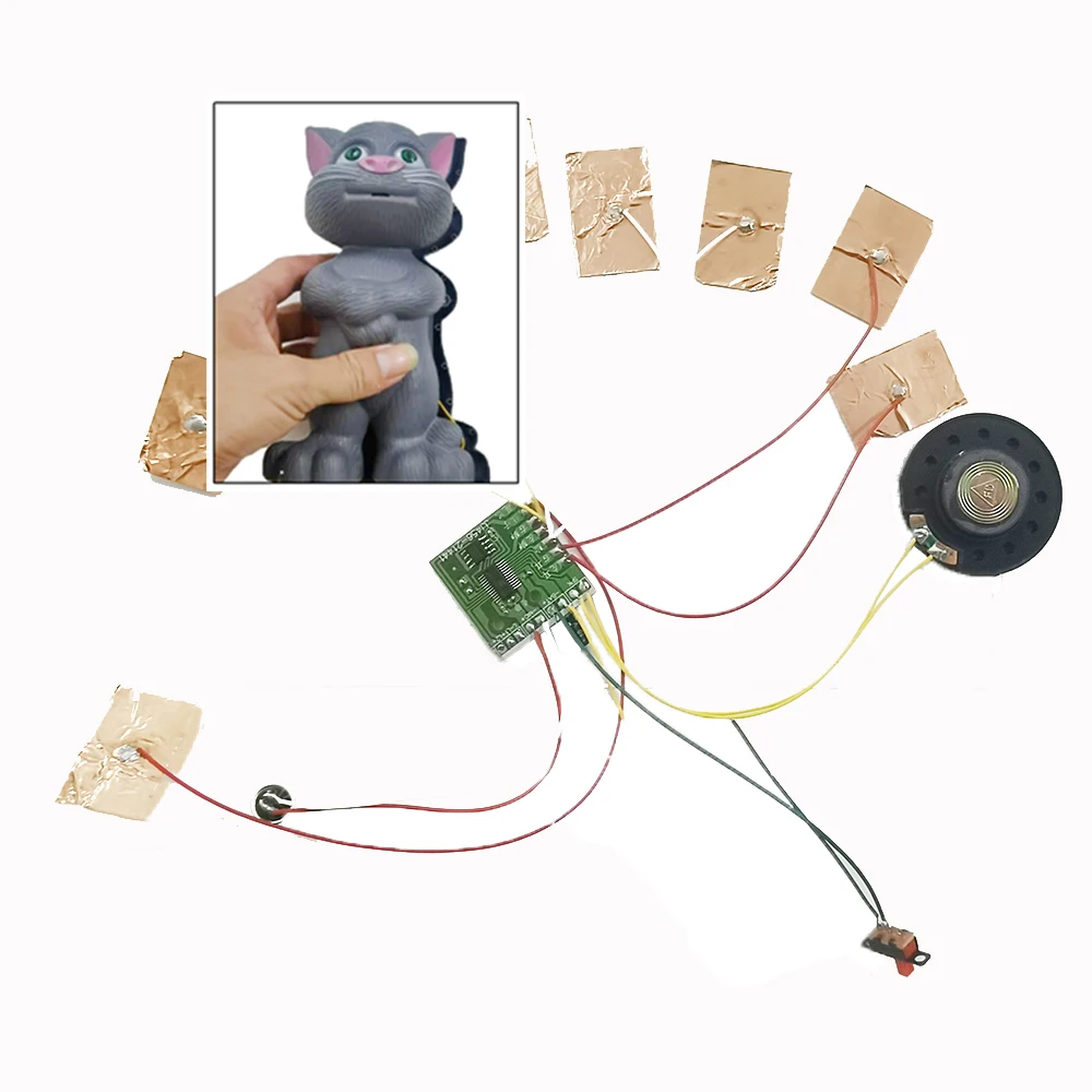 QQF C factory direct supply Talking Tom Toy Pcba Interactive Sound Effects Pcb